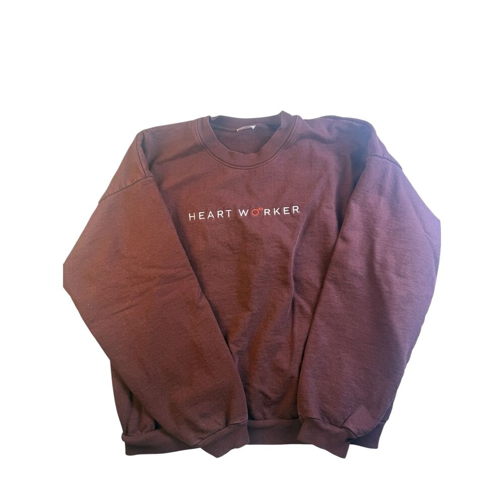 Everybody World Dark Red Sweat Shirt Size Small